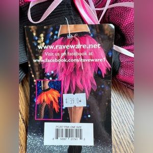 Raveware nwt pink black tutu